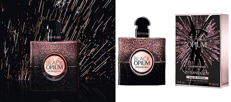 Black Opium Firework d’Yves Saint Laurent sort sa tenue de gala !